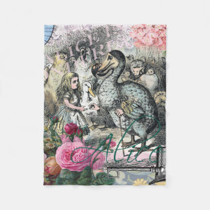 Cobertor De Velo Alice Clássico País das Maravilhas Dodo Arte Tenni