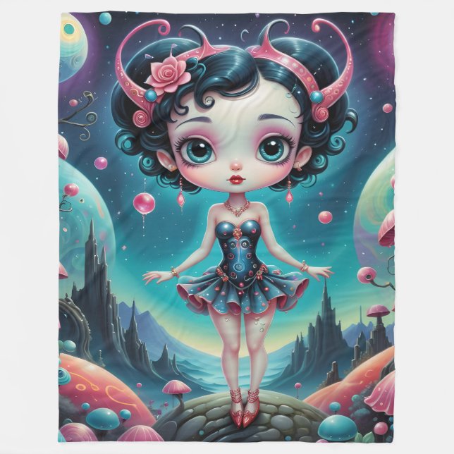 Cobertor De Velo Alienígena 50 amolecida (Frente)