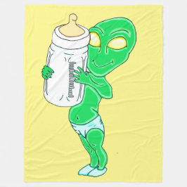 Cobertor De Velo Alienígena Baby Boy