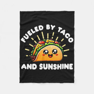 Cobertor De Velo Alimentado Por Taco E Sunshine - Tacos E Comida Me