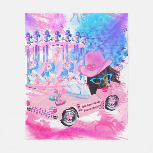 Cobertor De Velo All American Swetheart Blanket (Frente)
