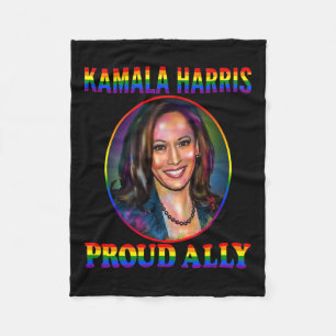 Cobertor De Velo Ally Kamala Harris Orgulho gay Mont De Sinalizador