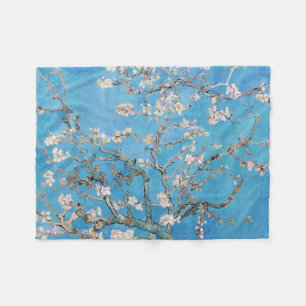 Cobertor De Velo Almond Blossoms Blue Vincent van Gogh Art Painting