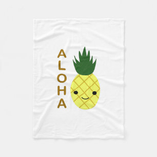 Cobertor De Velo Aloha abacaxi bonito de Kawaii