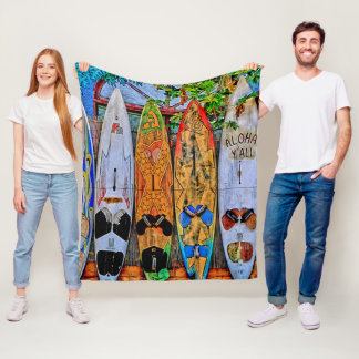 Cobertor De Velo Aloha Yall