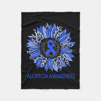 Cobertor De Velo Alopecia de girassol Sensibilização Blue Ribbon Su