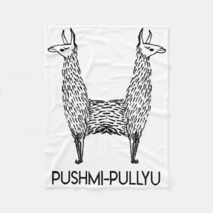 Cobertor De Velo Alpacaça Engraçada ao Estilo Lhama, Yoga Pushmi-pu