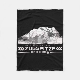 Cobertor De Velo Alpes Zugspitze Montanhas Wetterstein Caminhada Es