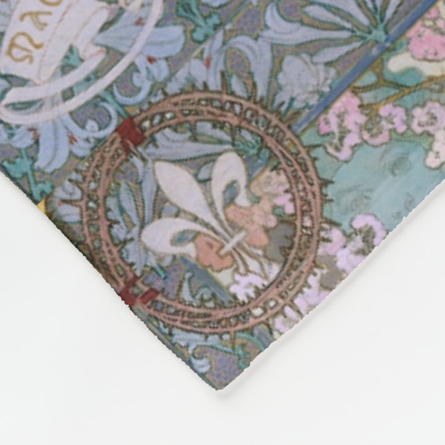 Cobertor De Velo Alphonse Maria Mucha – Jugendstil Art nouveau (Quina)