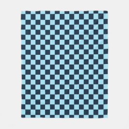 Cobertor De Velo Alpine ice checkerboard pattern