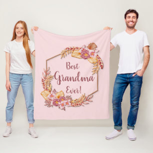 Cobertor De Velo Alterar Texto Adicionar Nome Boho Flor Quadro Melh