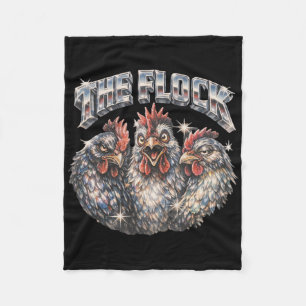 Cobertor De Velo Amante de frango de quintal dos anos 80 Música de