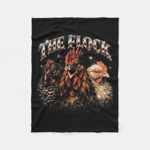 Cobertor De Velo Amante de frango de quintal nos anos 80 Música Roc