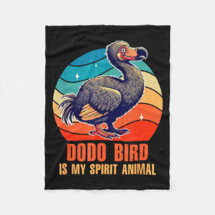 Cobertor De Velo Amante de Pássaros Dodo Ornitologista Pássaro Dodo
