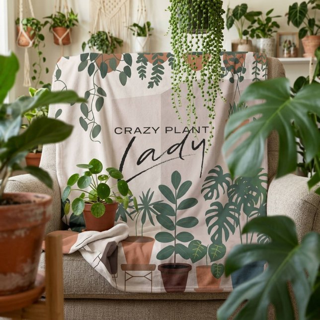 Cobertor De Velo Amante de Plantas de Casa Modernas (Criador carregado)