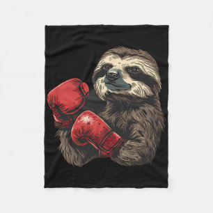 Cobertor De Velo Amante de Preguiça de Boxe Luvas de Boxe Kickboxin