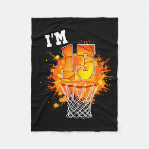 Cobertor De Velo Amante do Ano de Basquete Hilário Tema 13 Velho 13