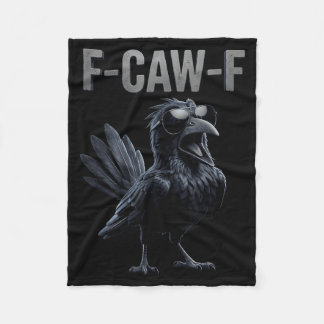 Cobertor De Velo Amante do Corvo F Caw F Fcawf Fawk Corvo Preto Eng