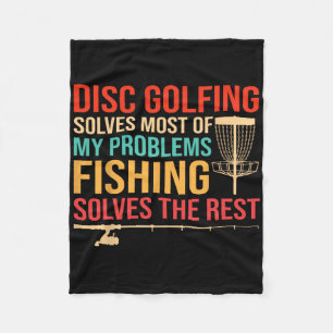 Cobertor De Velo Amante do Disco Voador de Golfe e Pesca Disco de G