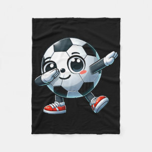Cobertor De Velo Amante do Futebol Dabbing Fofinho Meninos Crianças