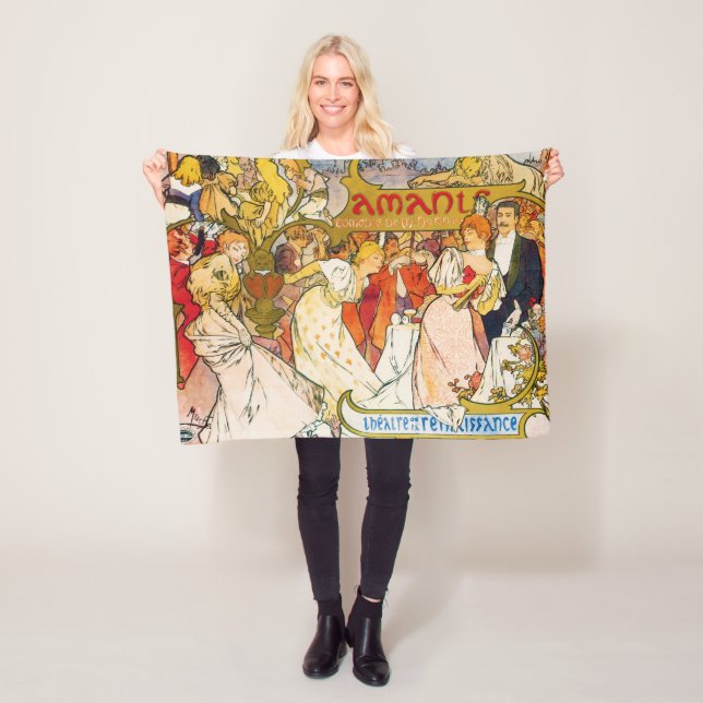 Cobertor De Velo Amantes, Alphonse Mucha (In Situ)