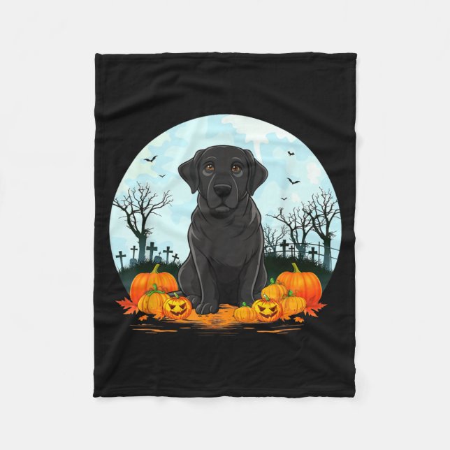 Cobertor De Velo Amantes de cães labradores pretos meninos meninas  (Frente)