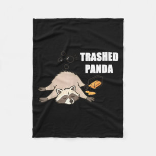 Cobertor De Velo Amantes de Panda Bêbado Guaxinim Estragado Diverti