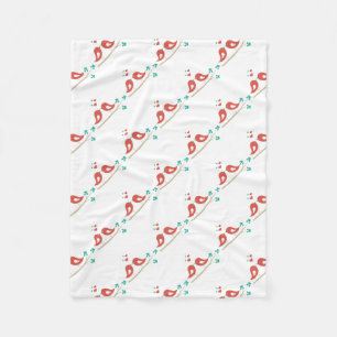 Cobertor De Velo Amar Pássaros Arte Folk