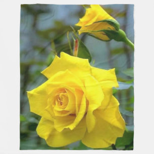 COBERTOR DE VELO AMARELO ROSE