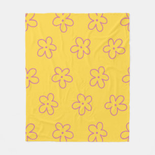 Cobertor De Velo Amarelo Y2K Vibrante - Primavera
