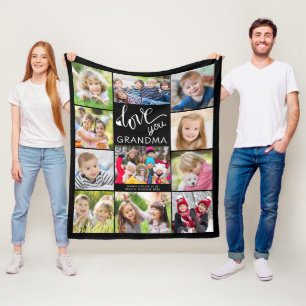 Cobertor De Velo Ame Sua Vovó Foto Colagem 11 Fotos Personalizadas