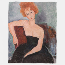 Cobertor De Velo Amedeo Modigliani - Vestido da Noite Ruiva
