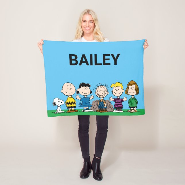 Cobertor De Velo Amendoins Amigos Em Uma Fila (In Situ)