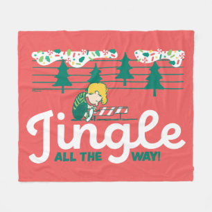 Cobertor De Velo Amendoins Jingle All Way