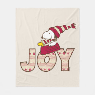 Cobertor De Velo Amendoins   Passeio De Snoopy & Woodstock Joy