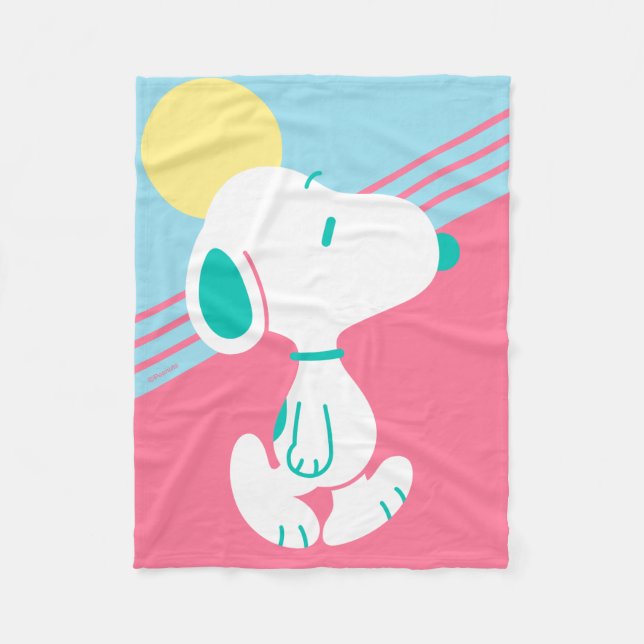 Cobertor De Velo Amendoins | Snoopy Deco Dreams Sun (Frente)
