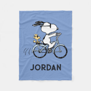 Cobertor De Velo Amendoins Snoopy & Woodstock Bicicleta