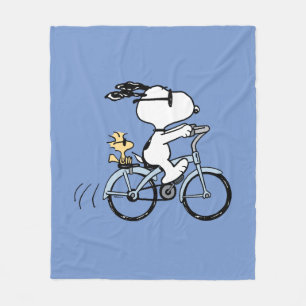Cobertor De Velo Amendoins Snoopy & Woodstock Bicicleta