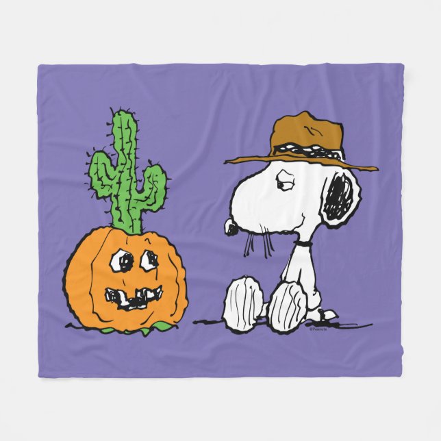 Cobertor De Velo Amendoins | Spike's Desert Halloween (Frente (Horizontal))