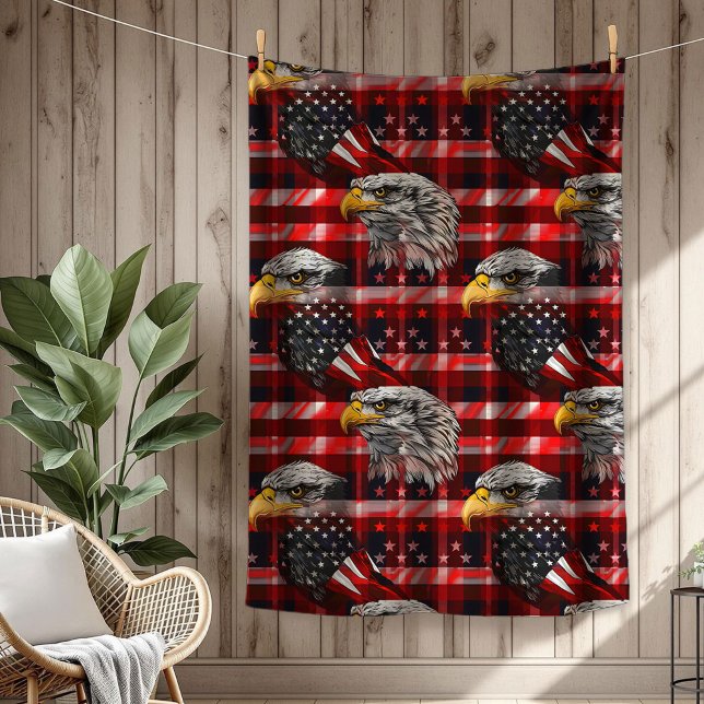 Cobertor De Velo American Eagle Blanket Stars & Stripes for July 4 (American Eagle Blanket Stars & Stripes for July 4)