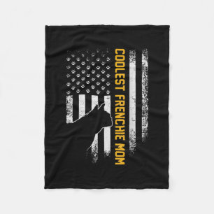 Cobertor De Velo American Flag - O Mais Legal Buldogue Francês Par