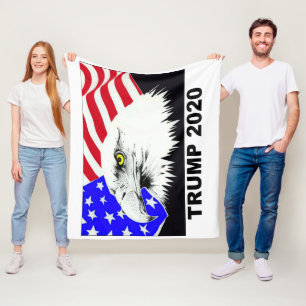 Cobertor De Velo Americano Eagle Donald Trump do trunfo 2020