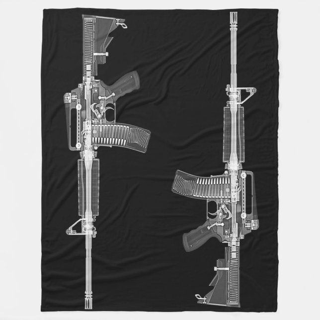 Cobertor De Velo Americano militar da arma da arma de fogo do rifle (Frente)