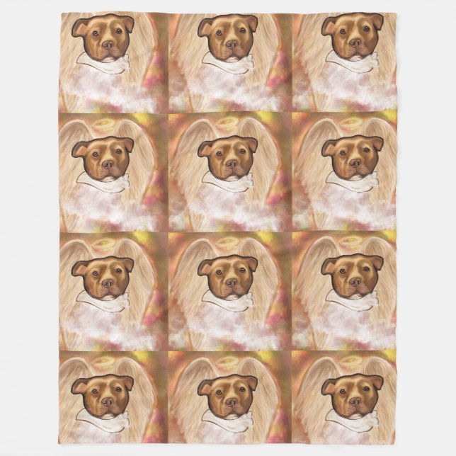 COBERTOR DE VELO AMERICANO STAFFORDSHIRE TERRIER (Frente)