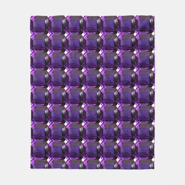 Cobertor De Velo Ametyst Gemstone Purple (Frente)