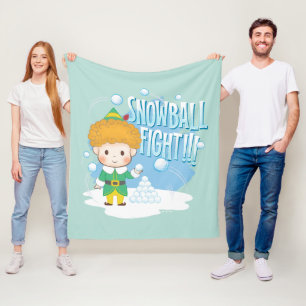 Cobertor De Velo Amigo, a Luta do Elf Snowball!