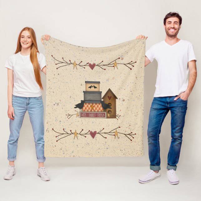 Cobertor De Velo Amigos da Família Faith Primitiva (In Situ)