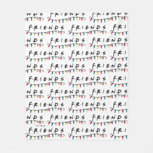 Cobertor De Velo AMIGOS™ Logotipo das luzes de Natal