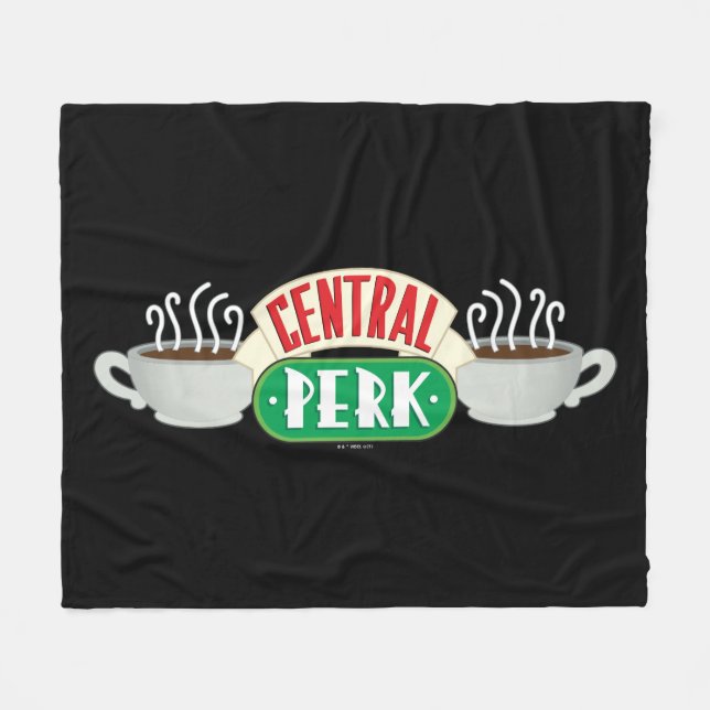 Cobertor De Velo AMIGOS™ | Logotipo de Perk Central (Frente (Horizontal))