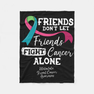 Cobertor De Velo Amigos não permitem que amigos lutem o Cancer